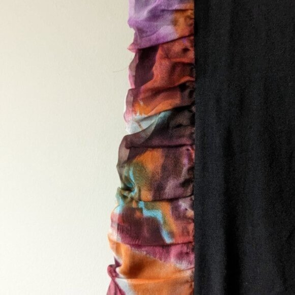 Minkpink multicoloured abstract print sleeveless bodycon mini dress - Picture 3 of 6